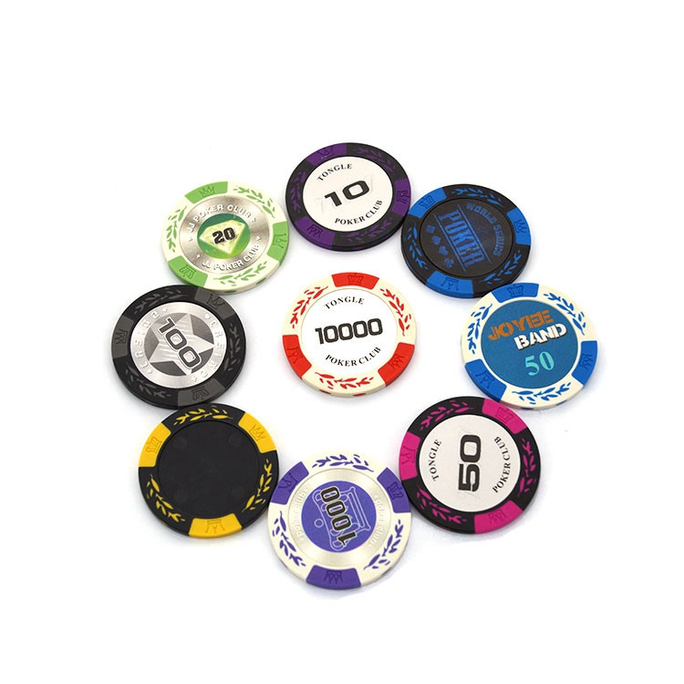 thumbnail image 2 of Versa Games Monaco Casino Clay Poker Chips In 13.5g - 50 Piece - (Choose Color 2 of 9