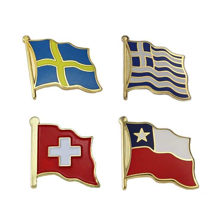 Country Flag Lapel Pinslapel Pins 4274