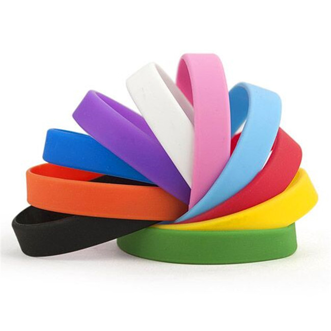 Stock Plain Silicone Wristbands,Silicone bands